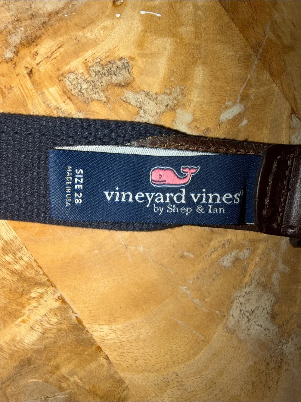 Boy’s Classic Whale Canvas Club Belt